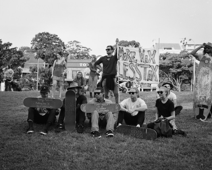 Sydney 2014. Budget Protest.