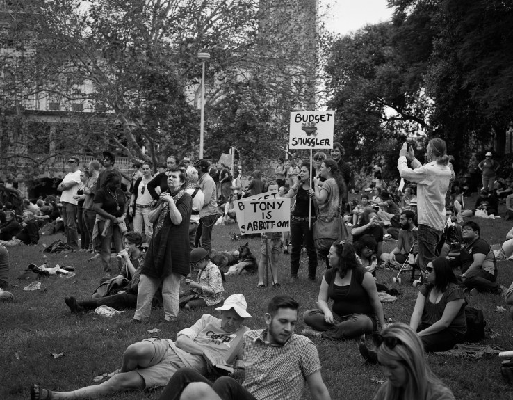 Sydney 2014. Budget Protest.